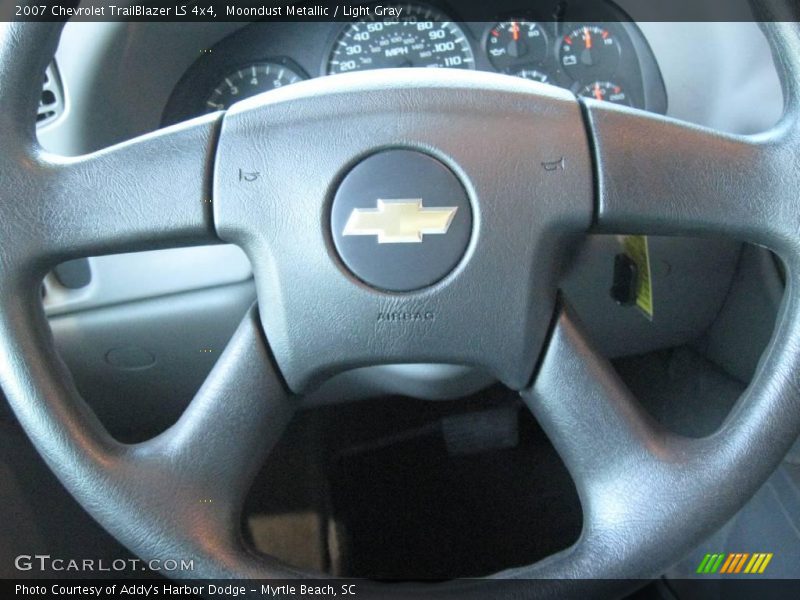 Moondust Metallic / Light Gray 2007 Chevrolet TrailBlazer LS 4x4