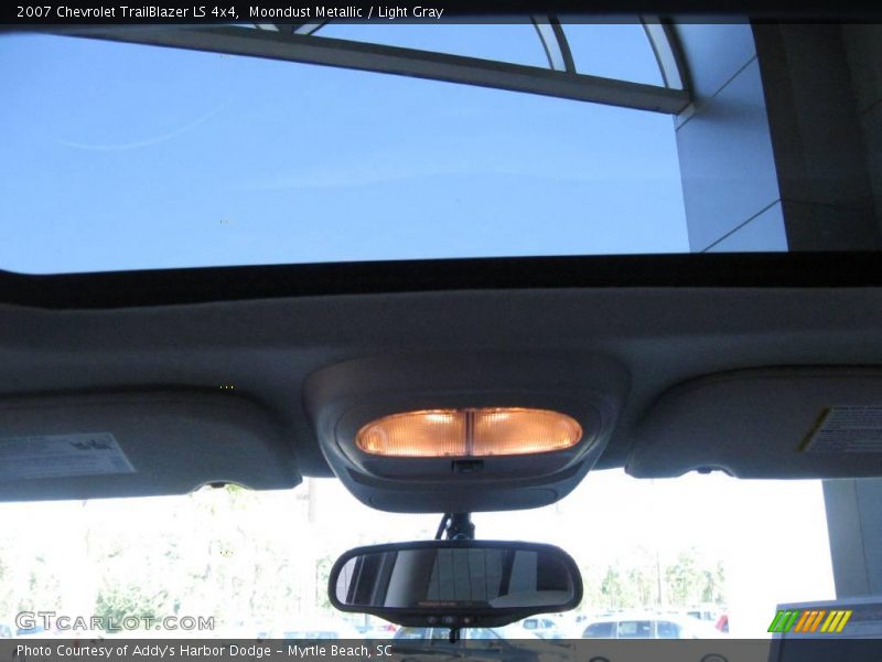Moondust Metallic / Light Gray 2007 Chevrolet TrailBlazer LS 4x4