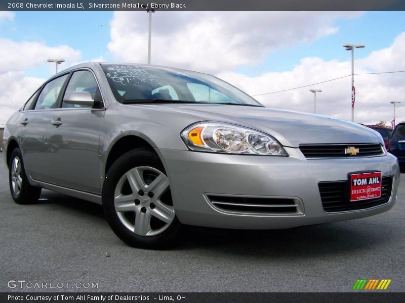 Silverstone Metallic / Ebony Black 2008 Chevrolet Impala LS
