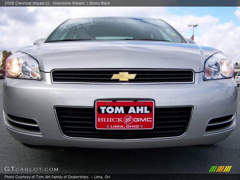 Silverstone Metallic / Ebony Black 2008 Chevrolet Impala LS