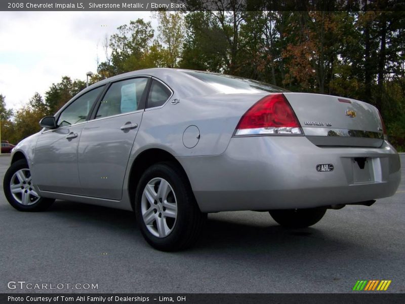 Silverstone Metallic / Ebony Black 2008 Chevrolet Impala LS