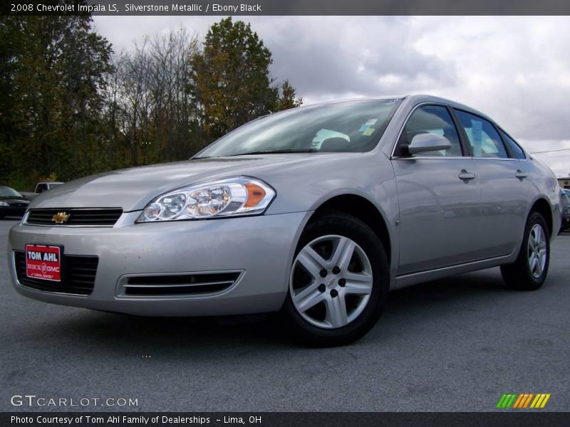 Silverstone Metallic / Ebony Black 2008 Chevrolet Impala LS