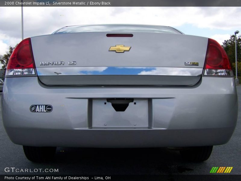 Silverstone Metallic / Ebony Black 2008 Chevrolet Impala LS