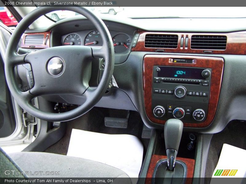 Silverstone Metallic / Ebony Black 2008 Chevrolet Impala LS