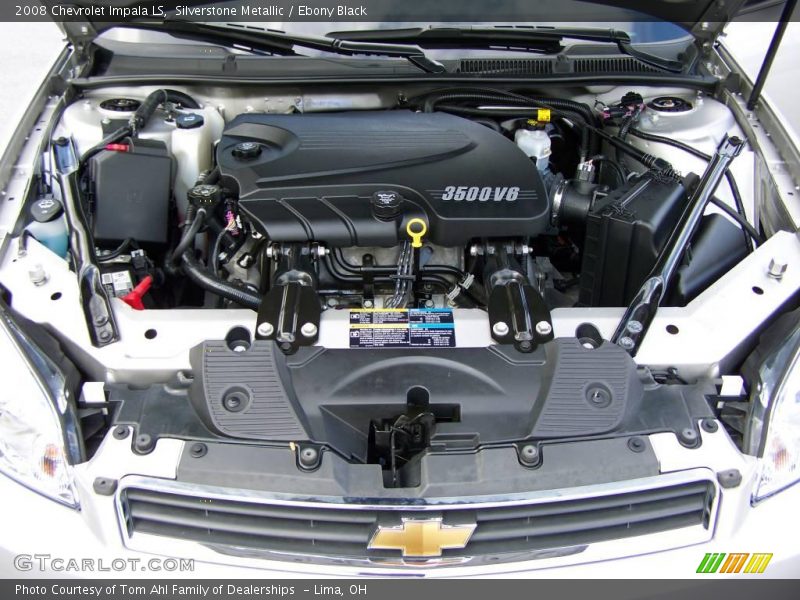 Silverstone Metallic / Ebony Black 2008 Chevrolet Impala LS