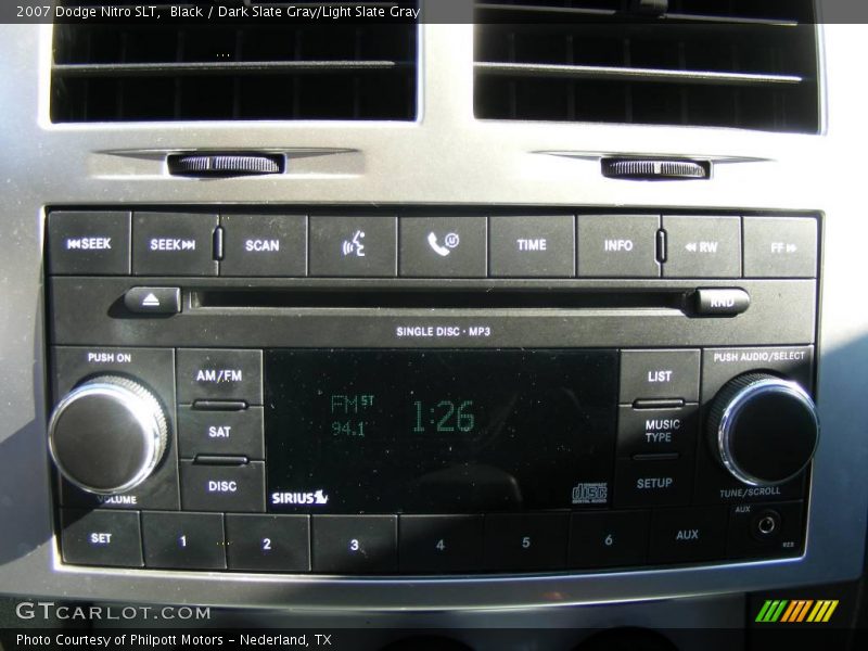 Black / Dark Slate Gray/Light Slate Gray 2007 Dodge Nitro SLT