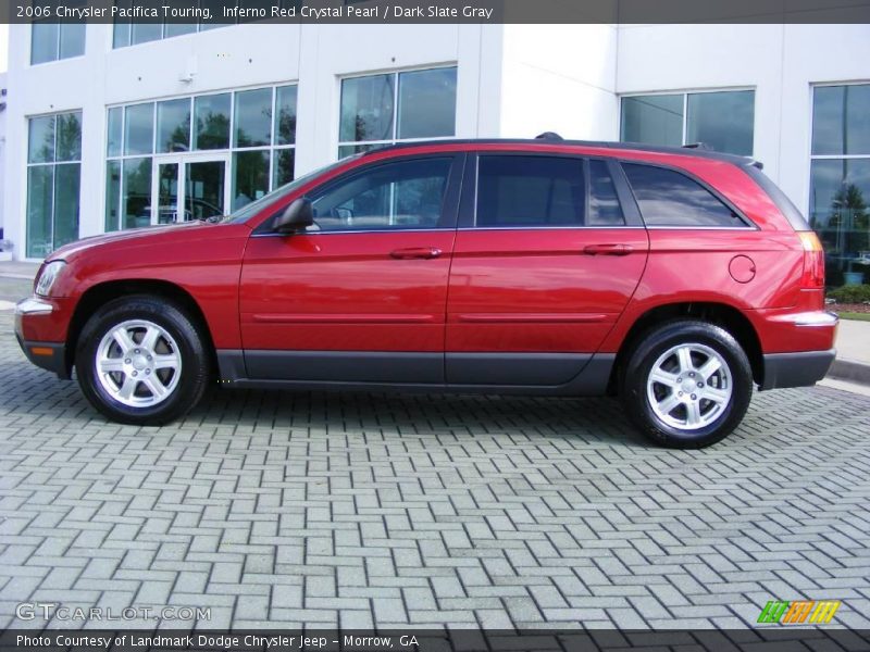 Inferno Red Crystal Pearl / Dark Slate Gray 2006 Chrysler Pacifica Touring