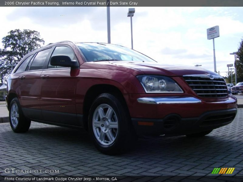 Inferno Red Crystal Pearl / Dark Slate Gray 2006 Chrysler Pacifica Touring