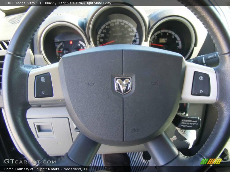 Black / Dark Slate Gray/Light Slate Gray 2007 Dodge Nitro SLT