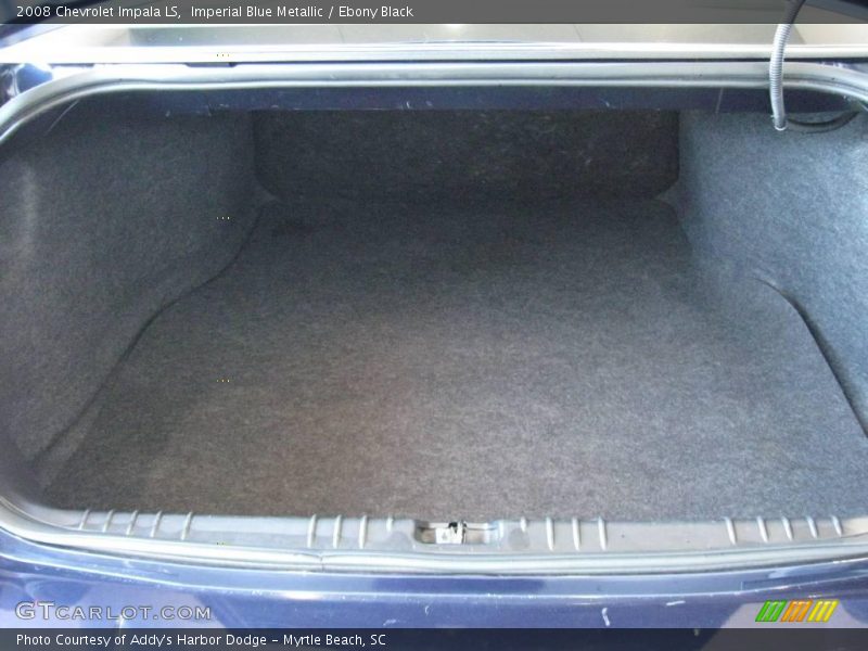 Imperial Blue Metallic / Ebony Black 2008 Chevrolet Impala LS