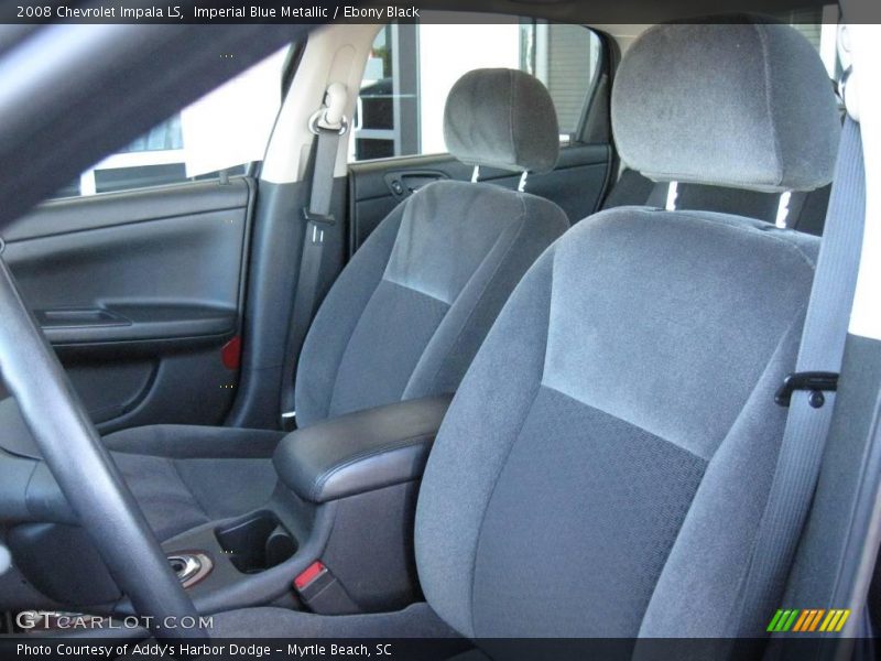 Imperial Blue Metallic / Ebony Black 2008 Chevrolet Impala LS