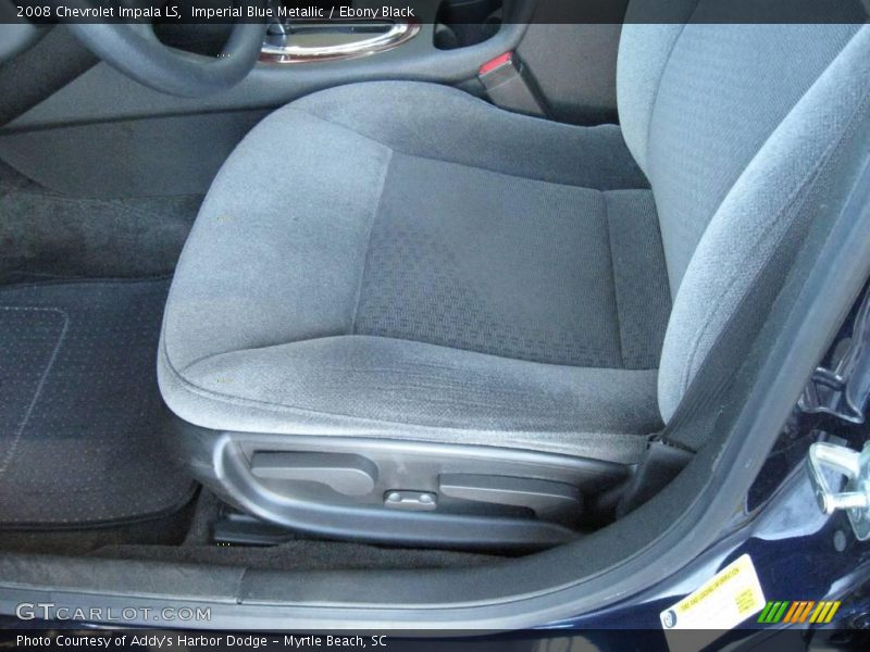 Imperial Blue Metallic / Ebony Black 2008 Chevrolet Impala LS