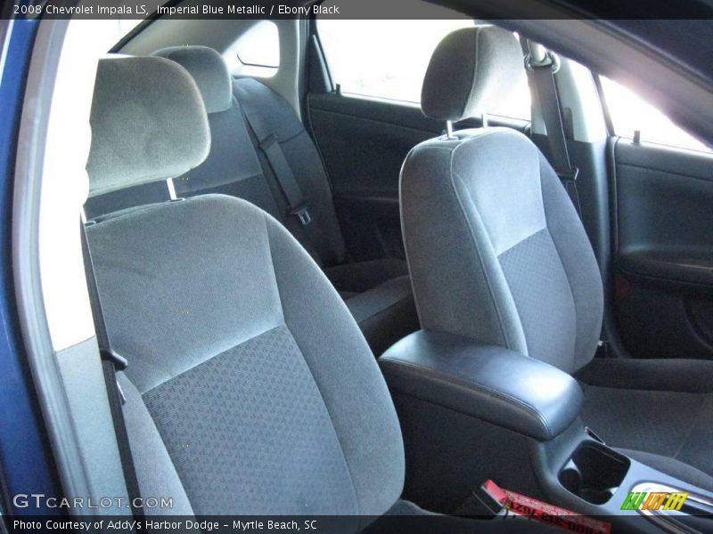 Imperial Blue Metallic / Ebony Black 2008 Chevrolet Impala LS