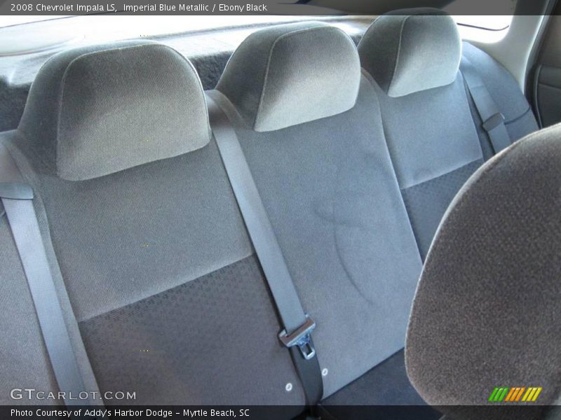 Imperial Blue Metallic / Ebony Black 2008 Chevrolet Impala LS