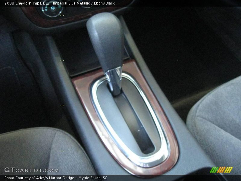 Imperial Blue Metallic / Ebony Black 2008 Chevrolet Impala LS