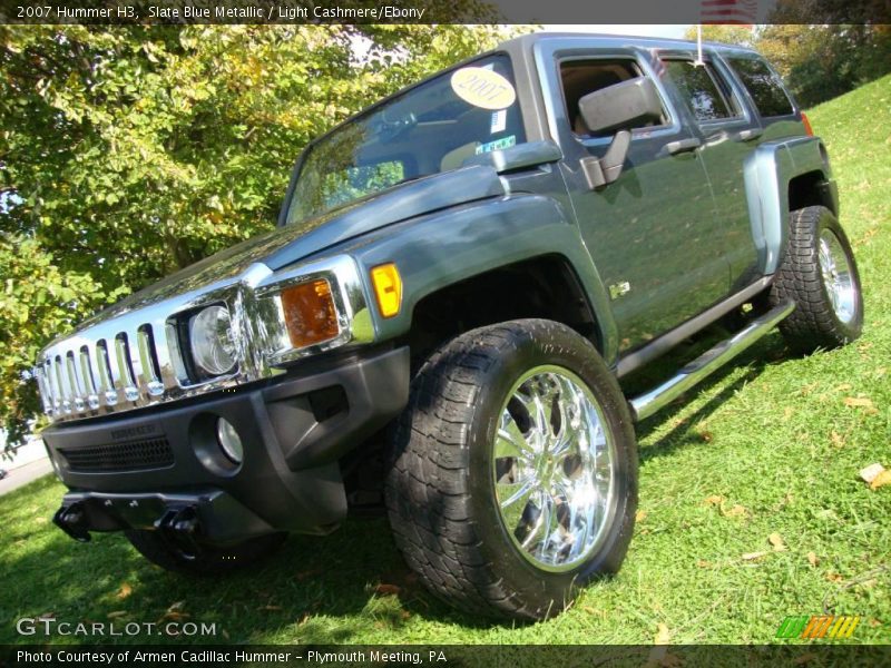 Slate Blue Metallic / Light Cashmere/Ebony 2007 Hummer H3