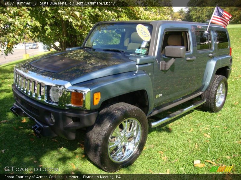 Slate Blue Metallic / Light Cashmere/Ebony 2007 Hummer H3