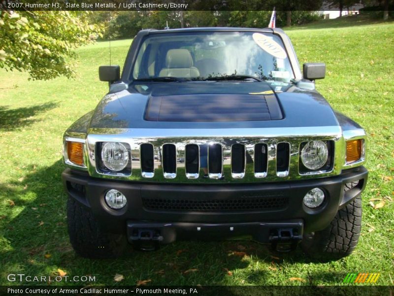 Slate Blue Metallic / Light Cashmere/Ebony 2007 Hummer H3