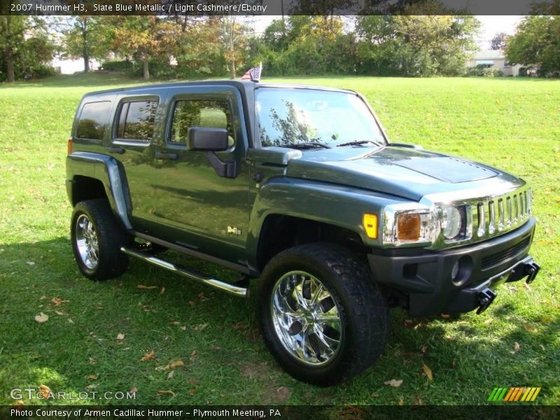 Slate Blue Metallic / Light Cashmere/Ebony 2007 Hummer H3