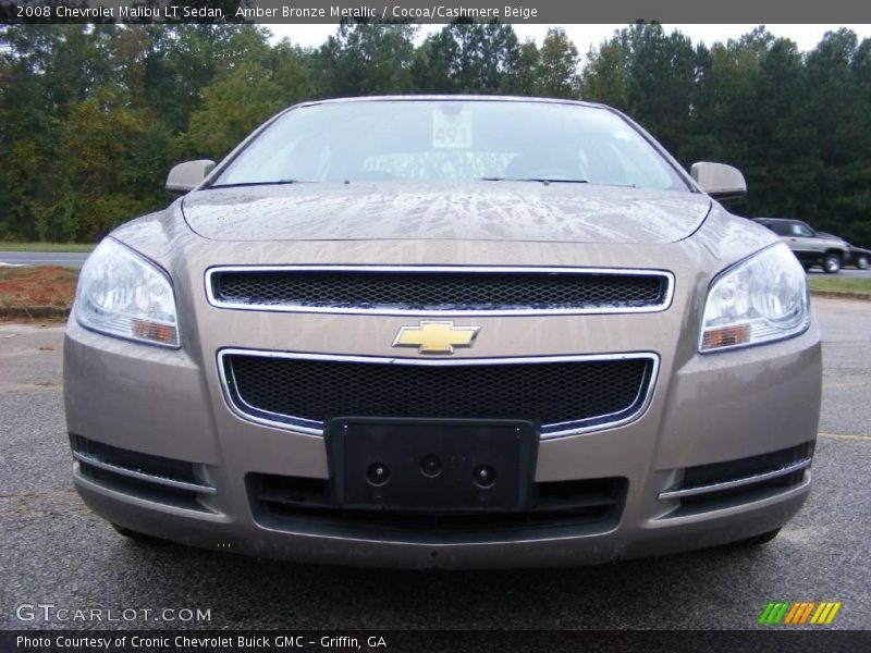 Amber Bronze Metallic / Cocoa/Cashmere Beige 2008 Chevrolet Malibu LT Sedan