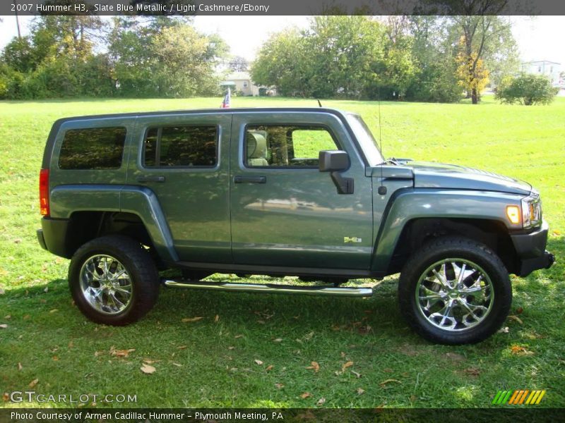 Slate Blue Metallic / Light Cashmere/Ebony 2007 Hummer H3