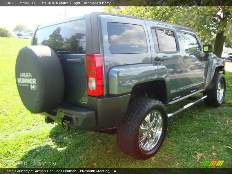 Slate Blue Metallic / Light Cashmere/Ebony 2007 Hummer H3