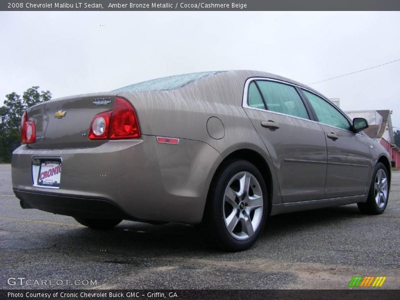 Amber Bronze Metallic / Cocoa/Cashmere Beige 2008 Chevrolet Malibu LT Sedan