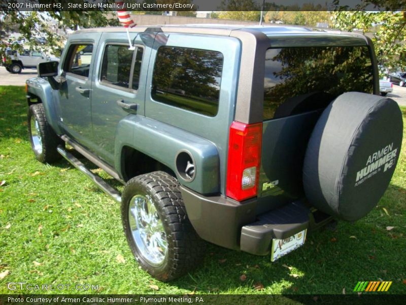 Slate Blue Metallic / Light Cashmere/Ebony 2007 Hummer H3