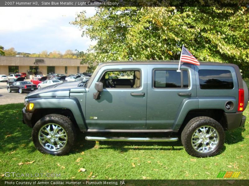 Slate Blue Metallic / Light Cashmere/Ebony 2007 Hummer H3