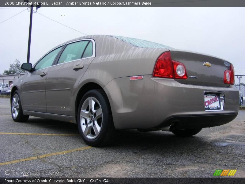 Amber Bronze Metallic / Cocoa/Cashmere Beige 2008 Chevrolet Malibu LT Sedan