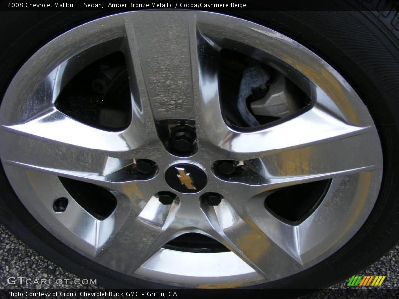 Amber Bronze Metallic / Cocoa/Cashmere Beige 2008 Chevrolet Malibu LT Sedan