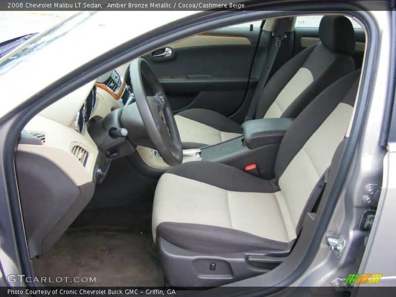 Amber Bronze Metallic / Cocoa/Cashmere Beige 2008 Chevrolet Malibu LT Sedan
