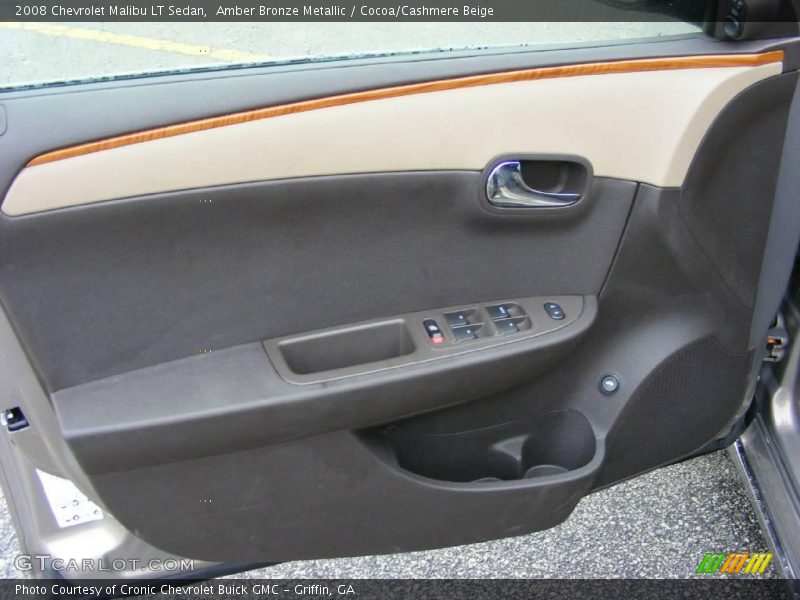 Amber Bronze Metallic / Cocoa/Cashmere Beige 2008 Chevrolet Malibu LT Sedan