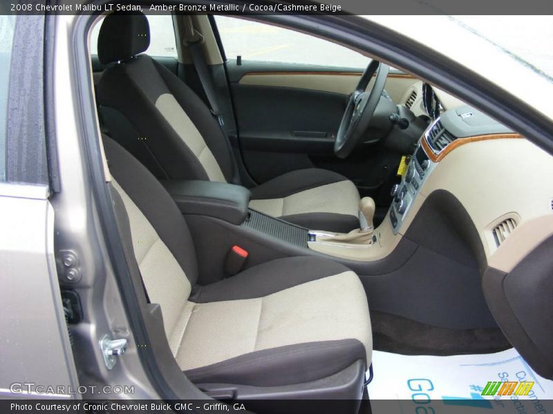 Amber Bronze Metallic / Cocoa/Cashmere Beige 2008 Chevrolet Malibu LT Sedan