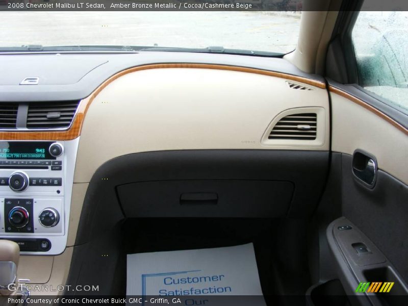Amber Bronze Metallic / Cocoa/Cashmere Beige 2008 Chevrolet Malibu LT Sedan