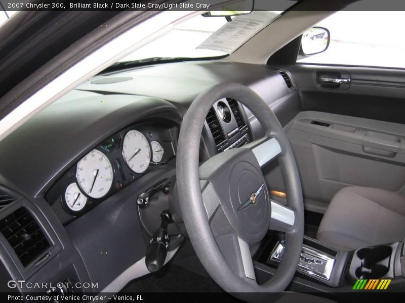 Brilliant Black / Dark Slate Gray/Light Slate Gray 2007 Chrysler 300