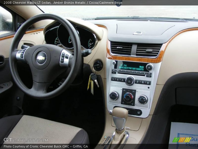 Amber Bronze Metallic / Cocoa/Cashmere Beige 2008 Chevrolet Malibu LT Sedan