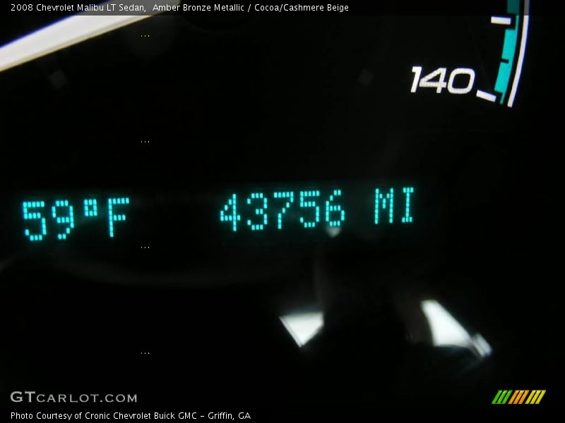 Amber Bronze Metallic / Cocoa/Cashmere Beige 2008 Chevrolet Malibu LT Sedan