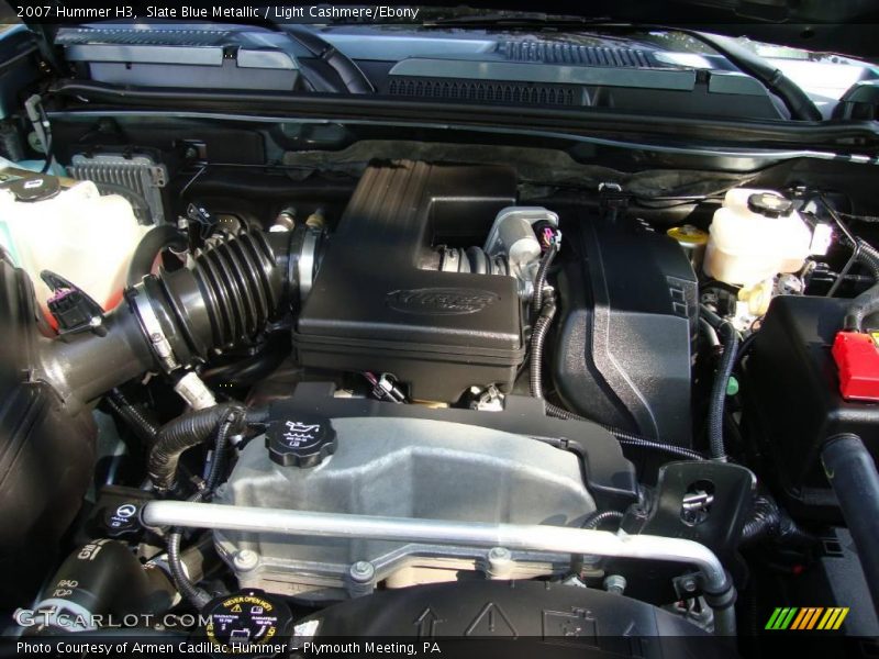 Slate Blue Metallic / Light Cashmere/Ebony 2007 Hummer H3