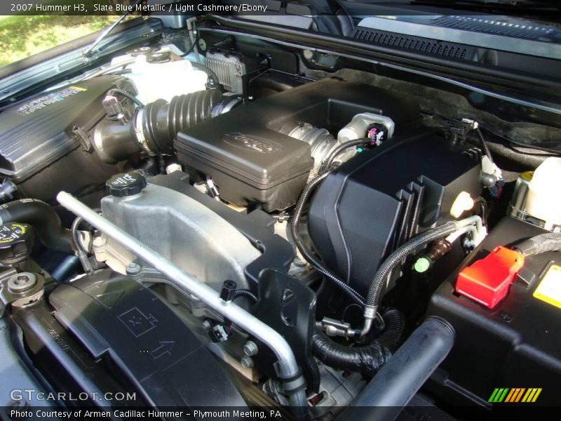 Slate Blue Metallic / Light Cashmere/Ebony 2007 Hummer H3