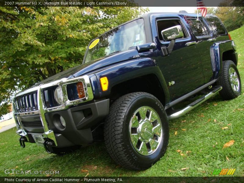 Midnight Blue Metallic / Light Cashmere/Ebony 2007 Hummer H3 X