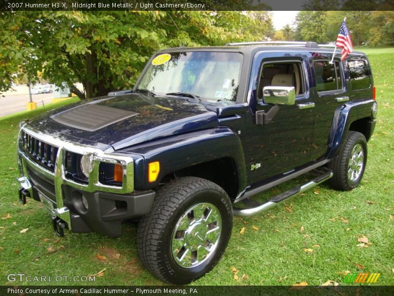 Midnight Blue Metallic / Light Cashmere/Ebony 2007 Hummer H3 X