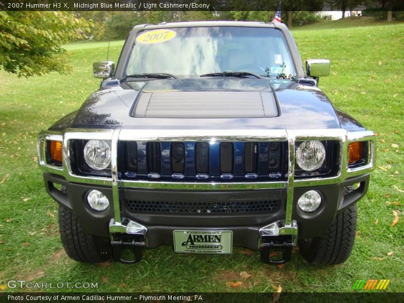 Midnight Blue Metallic / Light Cashmere/Ebony 2007 Hummer H3 X