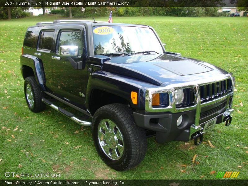 Midnight Blue Metallic / Light Cashmere/Ebony 2007 Hummer H3 X