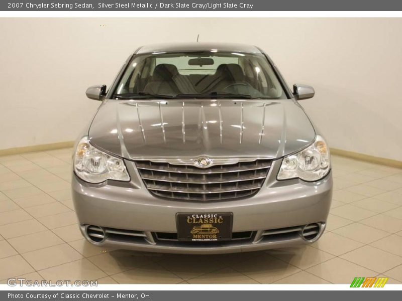 Silver Steel Metallic / Dark Slate Gray/Light Slate Gray 2007 Chrysler Sebring Sedan
