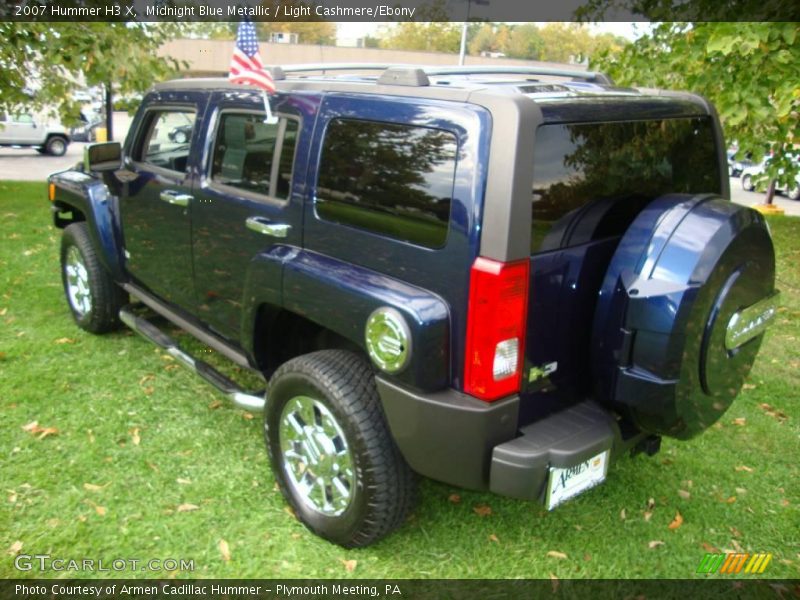 Midnight Blue Metallic / Light Cashmere/Ebony 2007 Hummer H3 X