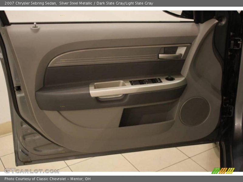 Silver Steel Metallic / Dark Slate Gray/Light Slate Gray 2007 Chrysler Sebring Sedan