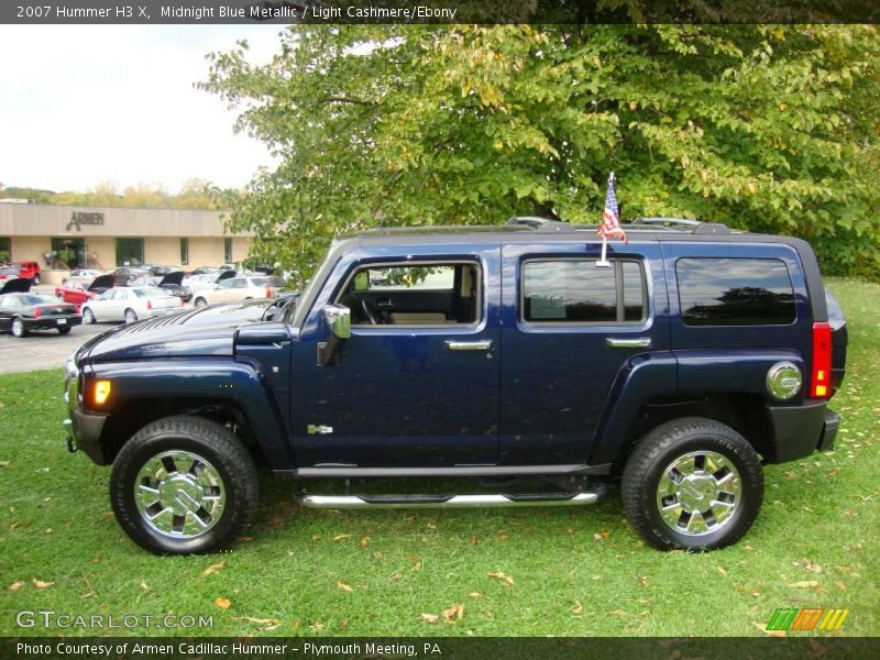 Midnight Blue Metallic / Light Cashmere/Ebony 2007 Hummer H3 X