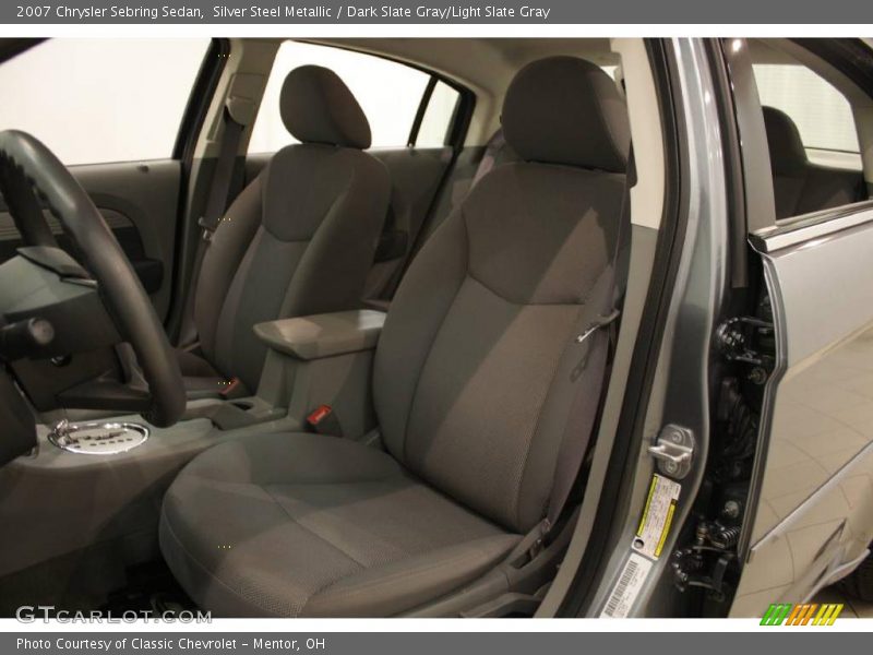 Silver Steel Metallic / Dark Slate Gray/Light Slate Gray 2007 Chrysler Sebring Sedan