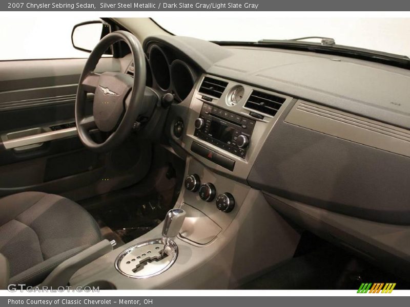 Silver Steel Metallic / Dark Slate Gray/Light Slate Gray 2007 Chrysler Sebring Sedan